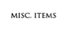 Miscellaneous Miscellaneous