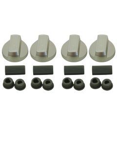 UN14132 Universal Silver Cooker Control Knob Set